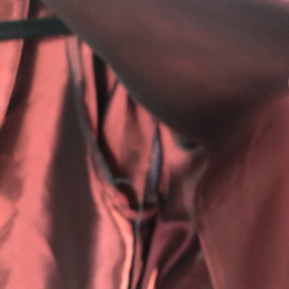 Gerogiou Studio 1 Jacket Womens Large Burgundy Irredescent Event Occasion Italy - Picture 13 of 16